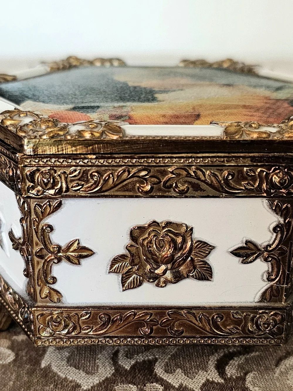 San Francisco Music Box Company elegant hexagon